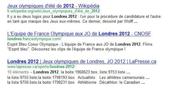 balises title en bleu dans google