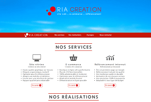 site vitrine ria creation